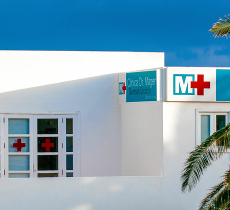 Arztpraxen auf Lanzarote., Clínicas Dr. Mager
